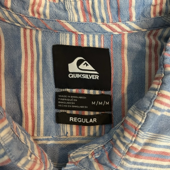 Quiksilver striped button down - Picture 2 of 3